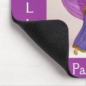 Paarse Passie Muismat (Hoek)