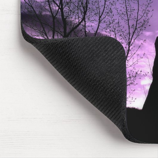 Paarse Passie Muismat (Hoek)