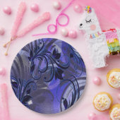 Paarse Passie Papieren Bordje (Feest)