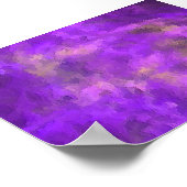 Paarse Passie Poster (Hoek)