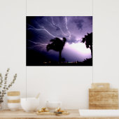 Paarse Passie Poster (Keuken)