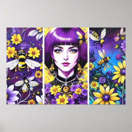 Paarse Passie Poster