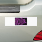Paarse passie: Rozen van de Royal Romance Bumpersticker (Op auto)