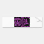 Paarse passie: Rozen van de Royal Romance Bumpersticker (Voorkant)