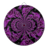 Paarse passie: Rozen van de Royal Romance Dartbord (Voorkant)