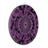 Paarse passie: Rozen van de Royal Romance Dartbord (Voorkant Links)