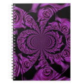 Paarse passie: Rozen van de Royal Romance Notitieboek (Voorkant)