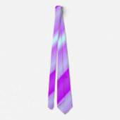 Paarse passie Striped Stropdas (Achterkant)