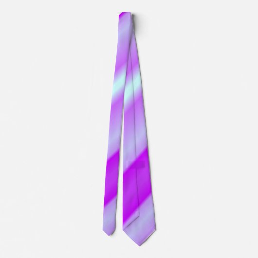 Paarse passie Striped Stropdas (Achterkant)