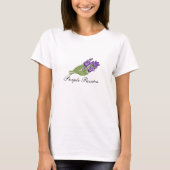 Paarse Passie Tulips T-shirt (Voorkant)