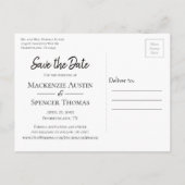 Paarse Passie | Violet Lavender Plum Brusbec Aankondigingskaart (Achterkant)