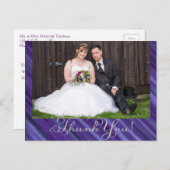 Paarse Passie | Violet Lavender Plum Brusbec Briefkaart (Voorkant / Achterkant)