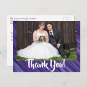 Paarse Passie | Violet Lavender Plum Brusbec Briefkaart (Voorkant / Achterkant)