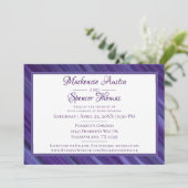 Paarse Passie | Violet Lavender Plum Brusbec Kaart (Staand voorkant)