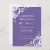 Paarse Passie | Violet Lavender Plum Brusbec Kaart (Voorkant)