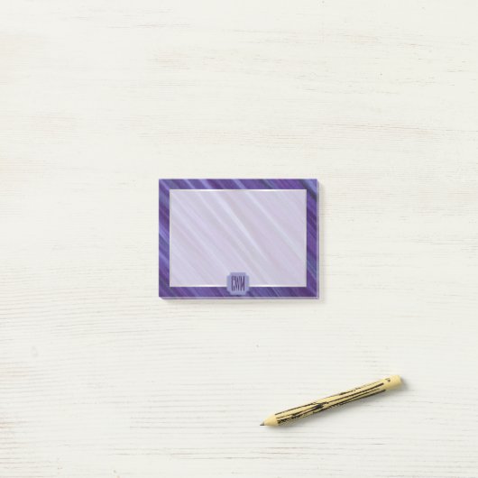 Paarse Passie | Violet Lavender Plum Brusbec Post-it® Notes (Op bureau)