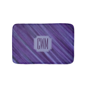 Paarse Passie   Violet Plum Brusbetier Monogram Badmat