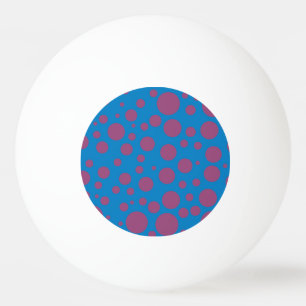 paarse passie voelt blauwe maan kunst duizelig sti pingpongbal