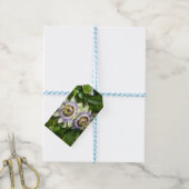 Paarse Passiebloem Cadeautags Cadeaulabel (Met Touw)