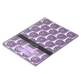Paarse Passiebloem Journal Notitieboek (Linkerzijde)