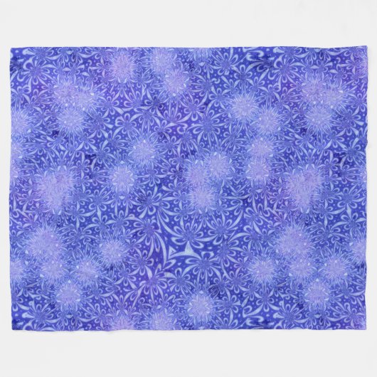 paarse passiedeken fleece deken (Voorkant (Horizontaal))