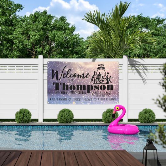 Paarse passiegezinshereniger spandoek