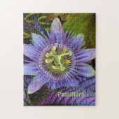 Paarse Passiflora en Perzisch Schildflesje Legpuzzel (Verticaal)