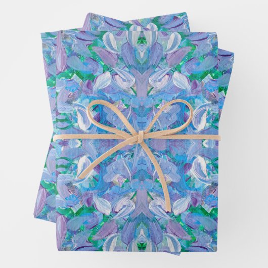 Paarse Passion Abstract inpakpapier (In situ)