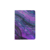 Paarse Passion Alcohol Ink Abstract Design
