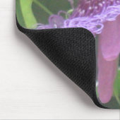 Paarse Passion Flower Photo Mousepad Muismat (Hoek)