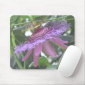 Paarse Passion Flower Photo Mousepad Muismat (Met muis)