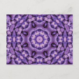 Paarse Passion Kaleidoscope Briefkaart