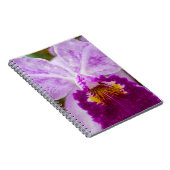 Paarse Passion Orchid Notitieboek (Rechterzijde)