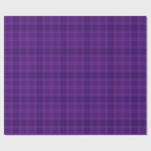 Paarse Passion Plaid Gingham Pattern Cadeaupapier (Vlak)