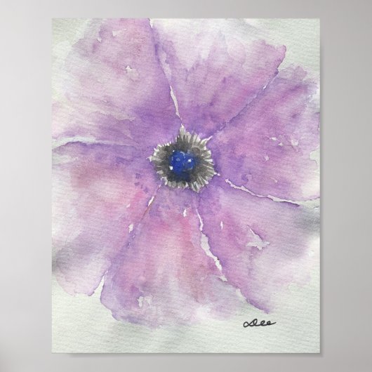 Paarse Passion Premium 8 x 10 Canvas Gloss-Poster Poster (Voorkant)