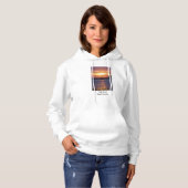 Paarse Passion Sunset Hoodie (Voorkant volledig)