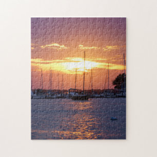 Paarse Passion Sunset Legpuzzel