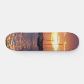 Paarse Passion Sunset Persoonlijk Skateboard (Horizontaal)