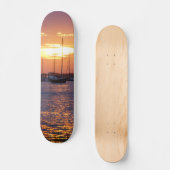 Paarse Passion Sunset Persoonlijk Skateboard (Voorkant)