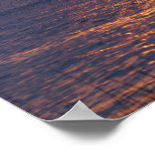 Paarse Passion Sunset Poster (Hoek)