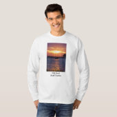 Paarse Passion Sunset T-shirt (Voorkant volledig)
