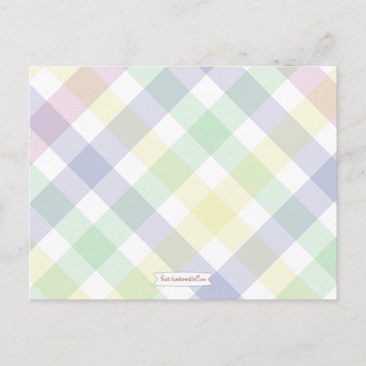 Paarse pasta Baby shower mammie om advies te geven (Voorkant)