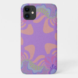 Paarse pasta-kruis Case-Mate iPhone case