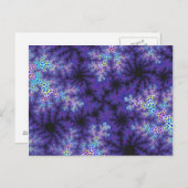 Paarse pasta's briefkaart (Voorkant / Achterkant)