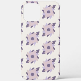 Paarse Pastel Decoratie Tegelpatroon Case-Mate iPhone Case