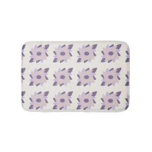 Paarse pastel Decoratieve kleurrijke tegel Badmat