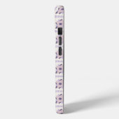 Paarse pastel Decoratieve kleurrijke tegel Case-Mate iPhone Case (Achterkant / Links)