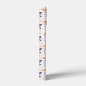Paarse pastel Decoratieve kleurrijke tegel Case-Mate iPhone Case (Achterkant / Rechts)
