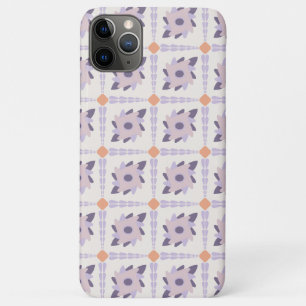 Paarse pastel Decoratieve kleurrijke tegel Case-Mate iPhone Case