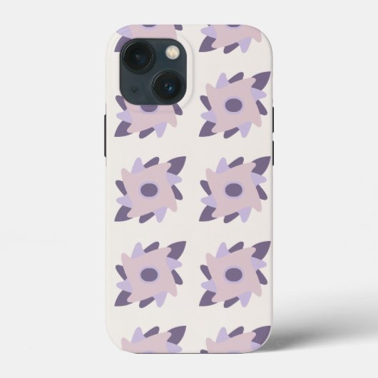 Paarse pastel Decoratieve kleurrijke tegel Case-Mate iPhone Case (Achterkant)